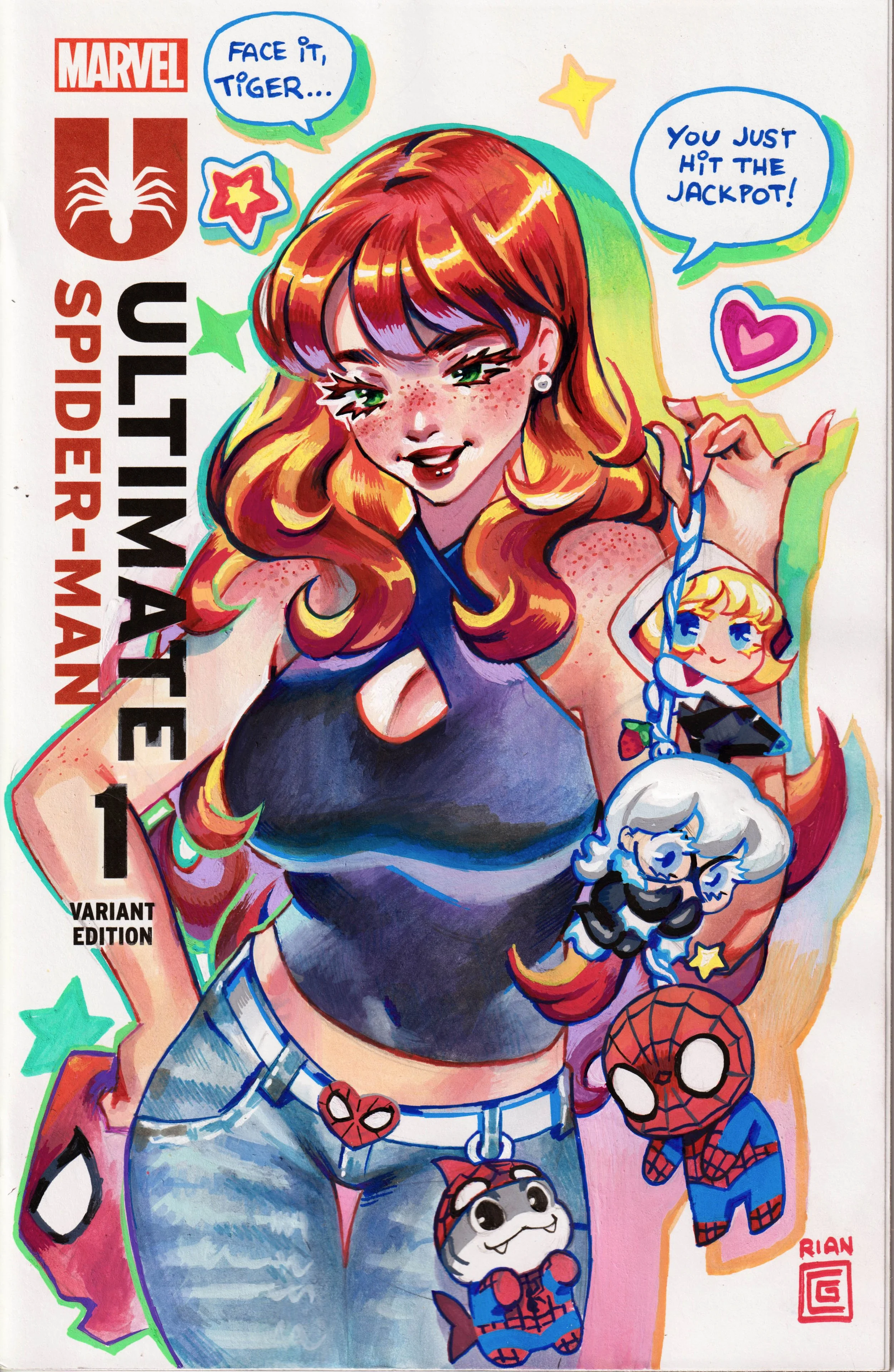 Mary Jane Sketch Cover by Rian Gonzales