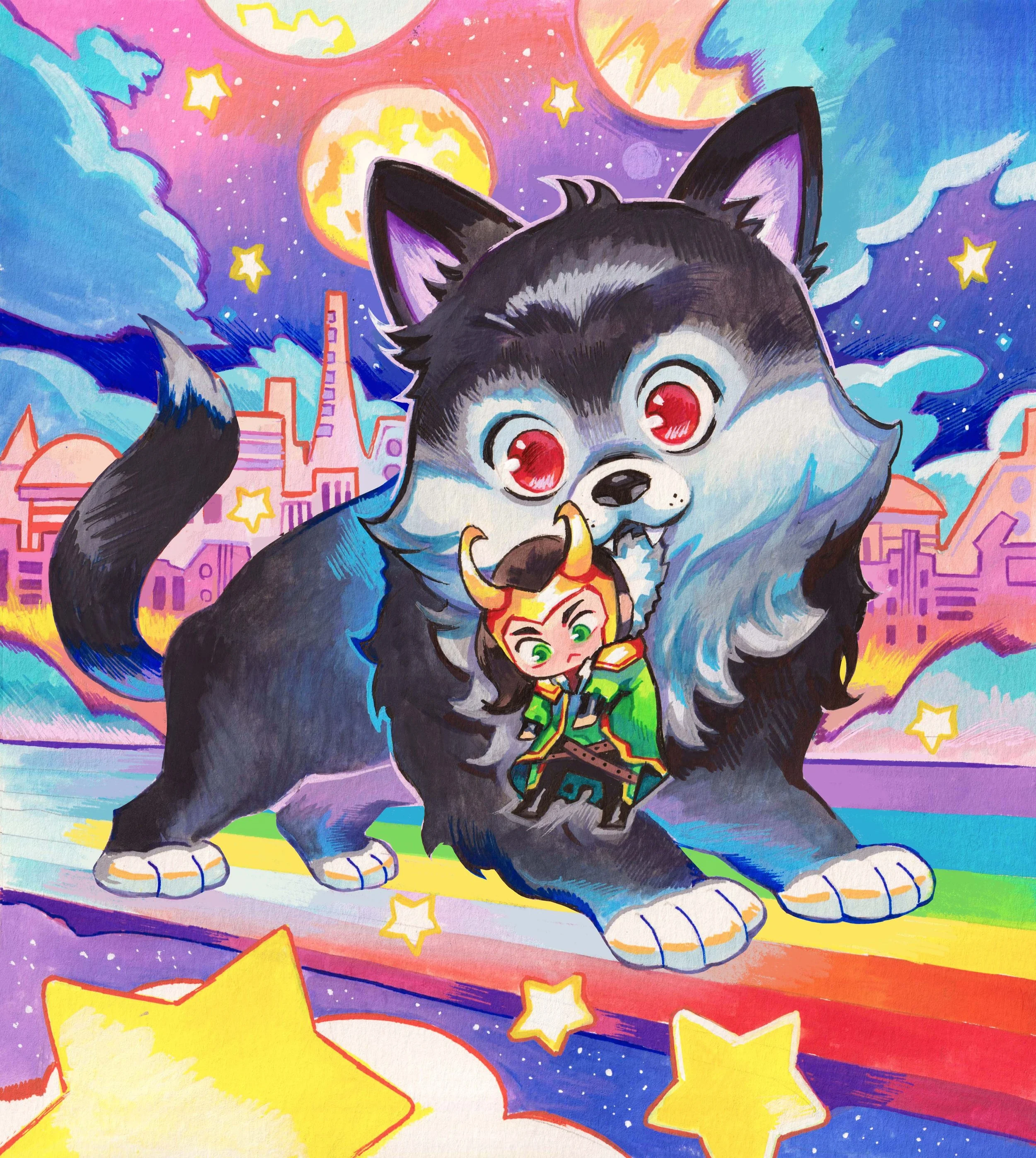 Chibi Fenris Wolf (Rian Gonzales Variant)