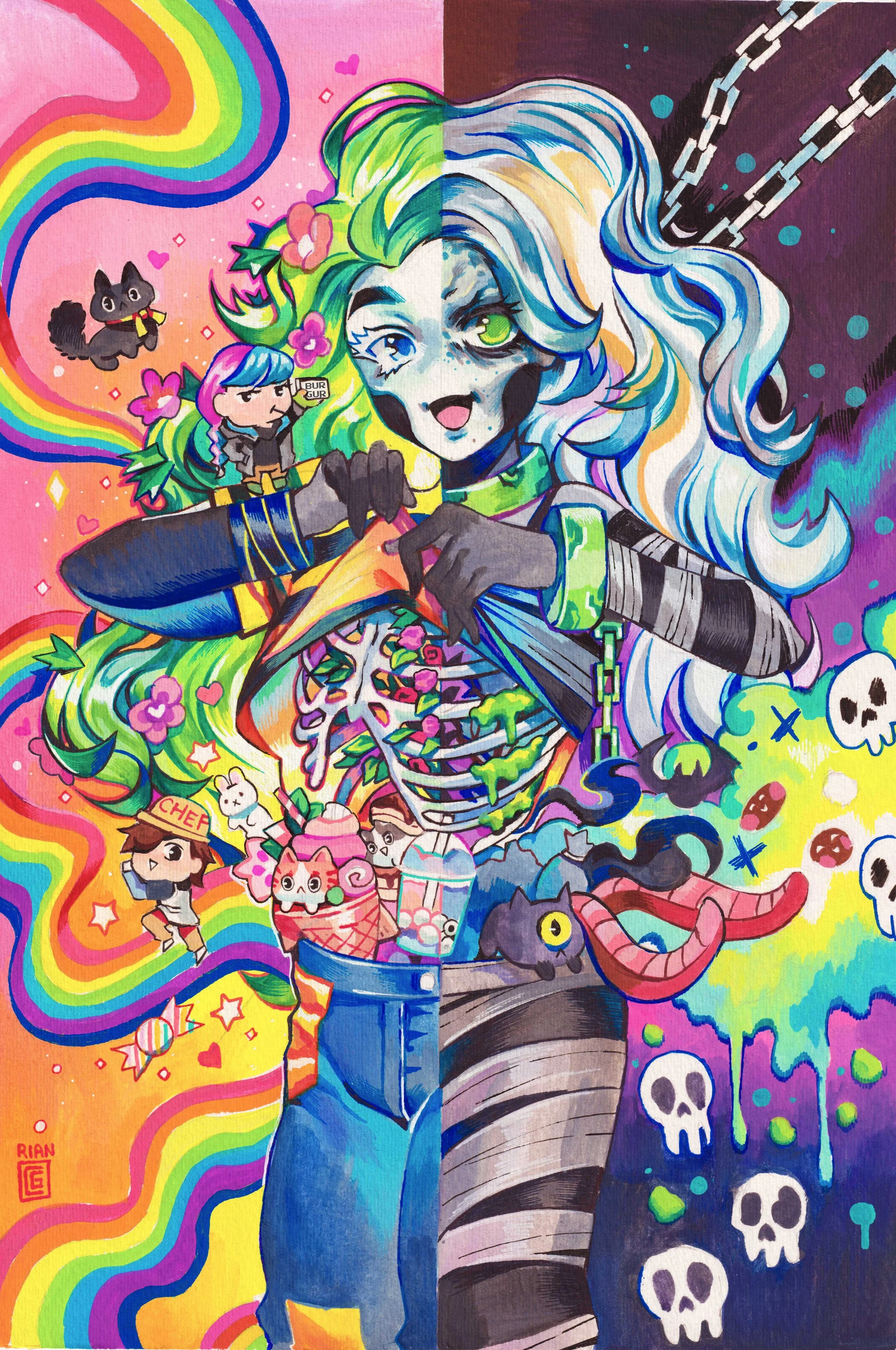 Zawa And The Belly Of The Beast #5
Cover C Rian Gonzales Variant