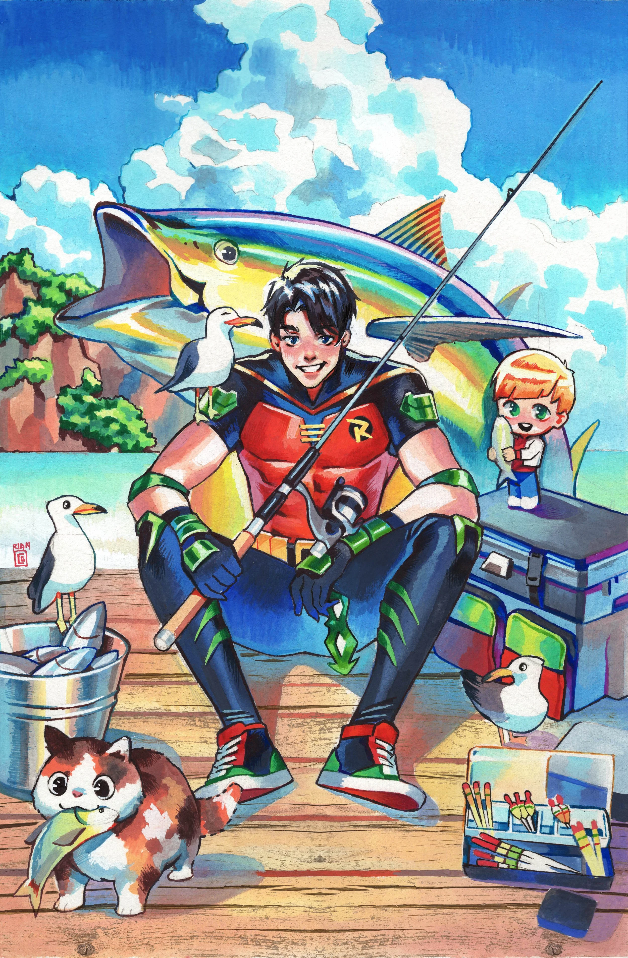 Tim Drake: Robin #3 (Cover E Rian Gonzales Card Stock Variant)