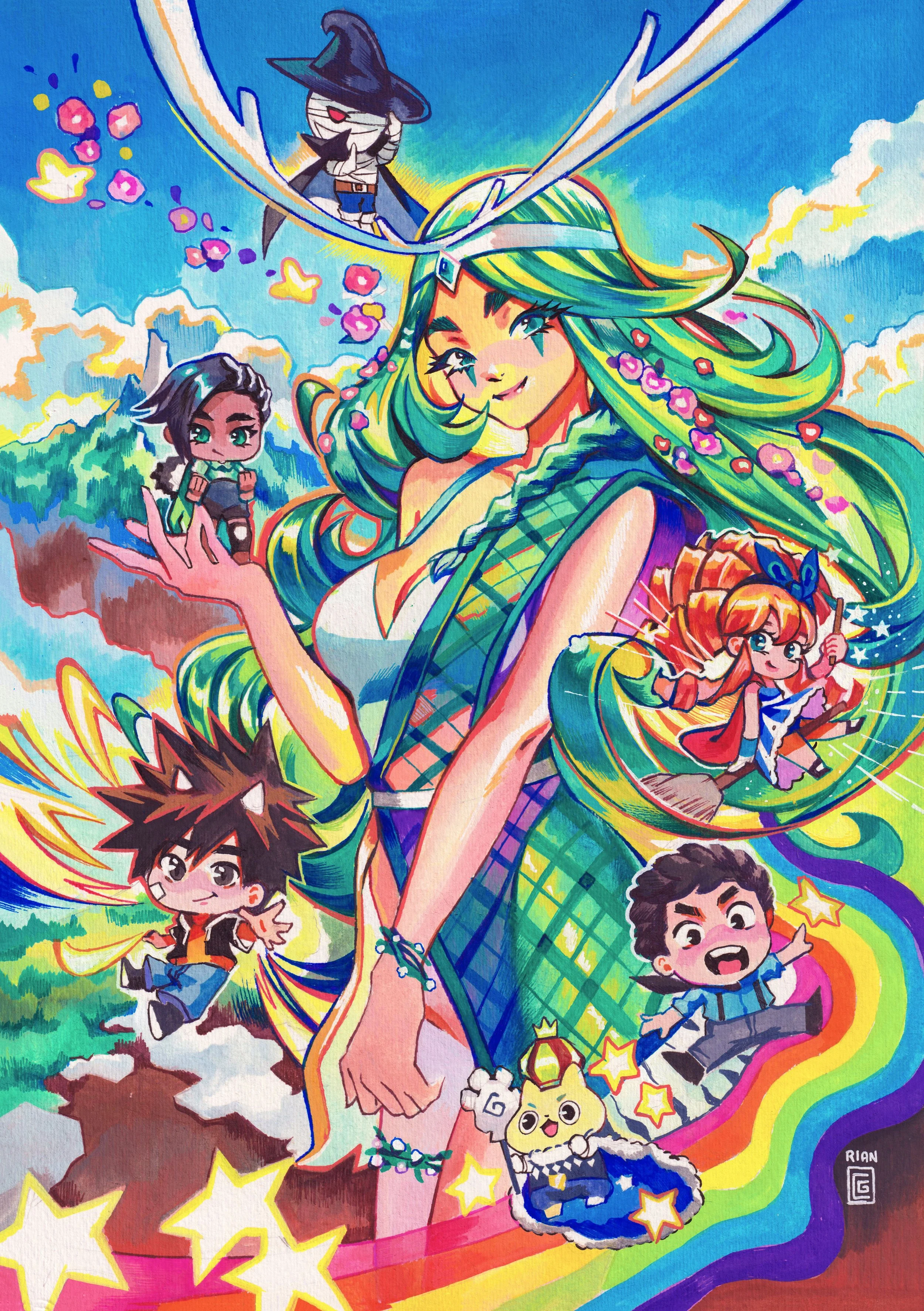 Tony Valente’s Radiant fan art