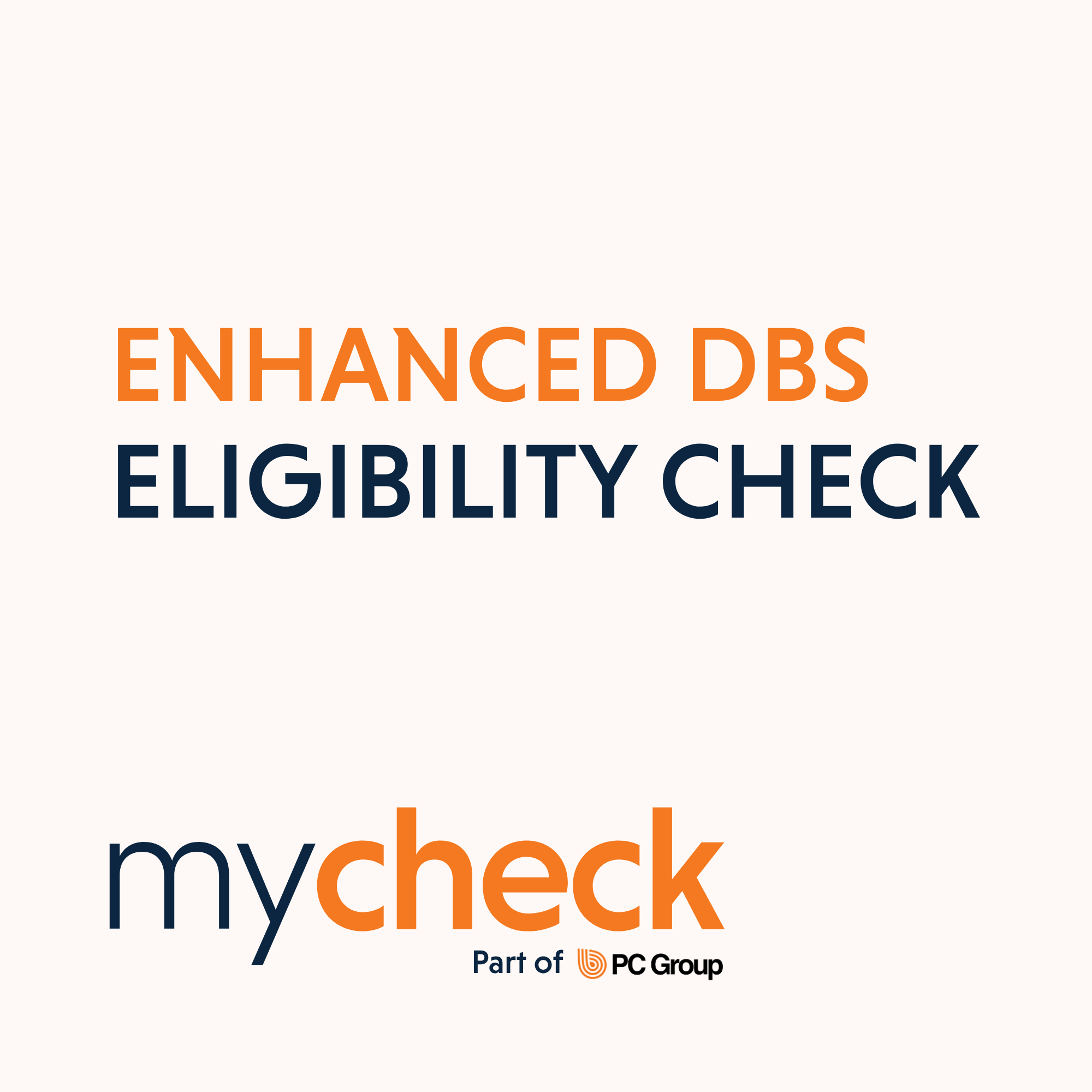 Enhanced DBS Eligibility Check (Non-Refundable)