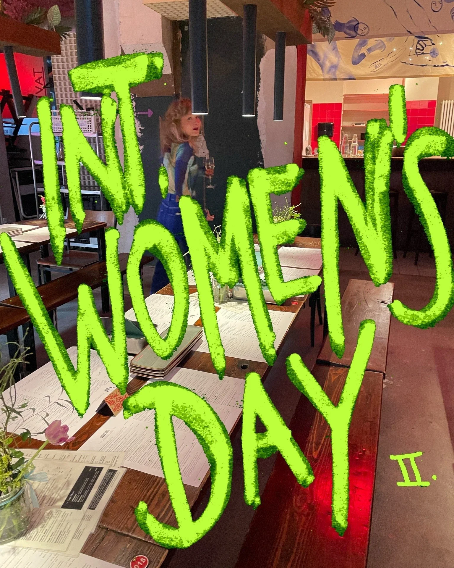 Two full rows of tables, strong and proud women, and great drinks.
What could possibly go wrong?
Thank you all for showing up. This meant more than you know 🥹