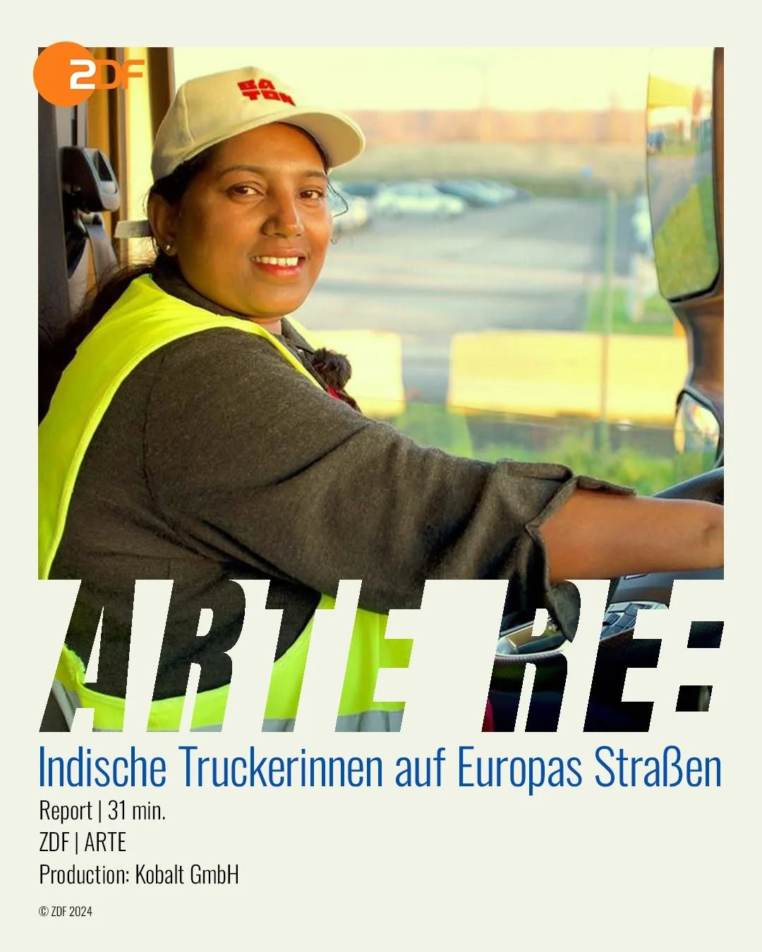 Re: Indian Female Truck Drivers on Europe&rsquo;s Roads

A film by: Clara Trischler @claratrischler , Leslie Keferstein @leslie_fedorak 
Camera: Florian Henke @zetti_van_de_kiez , Udo Kreter, Raghavendra Verma
Editorial Direction: Martin Ehrmann

A P
