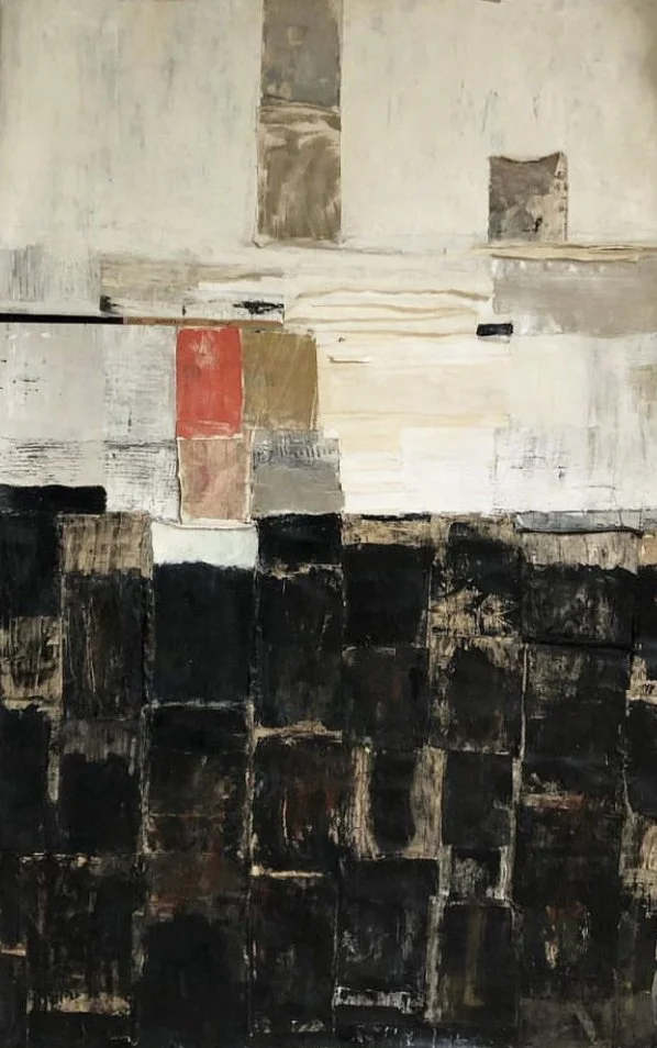 Momentary, 2020, Acrylic, ink and graphite on canvas