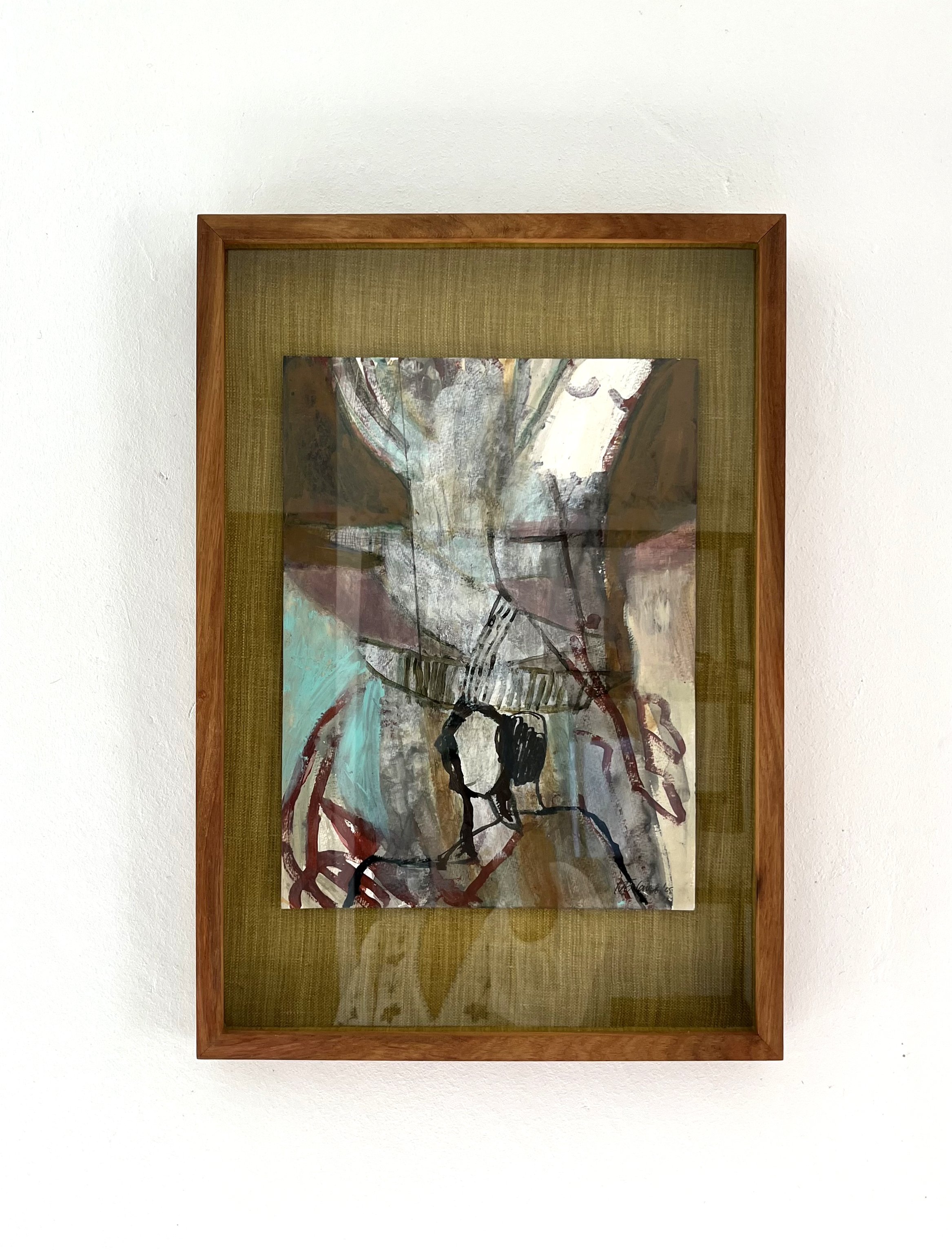 Retrieval, 2025, 40cm x 55cm, framed 