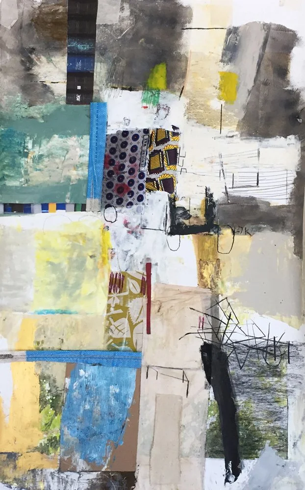 Recycled, 2017, Mixed media on paper