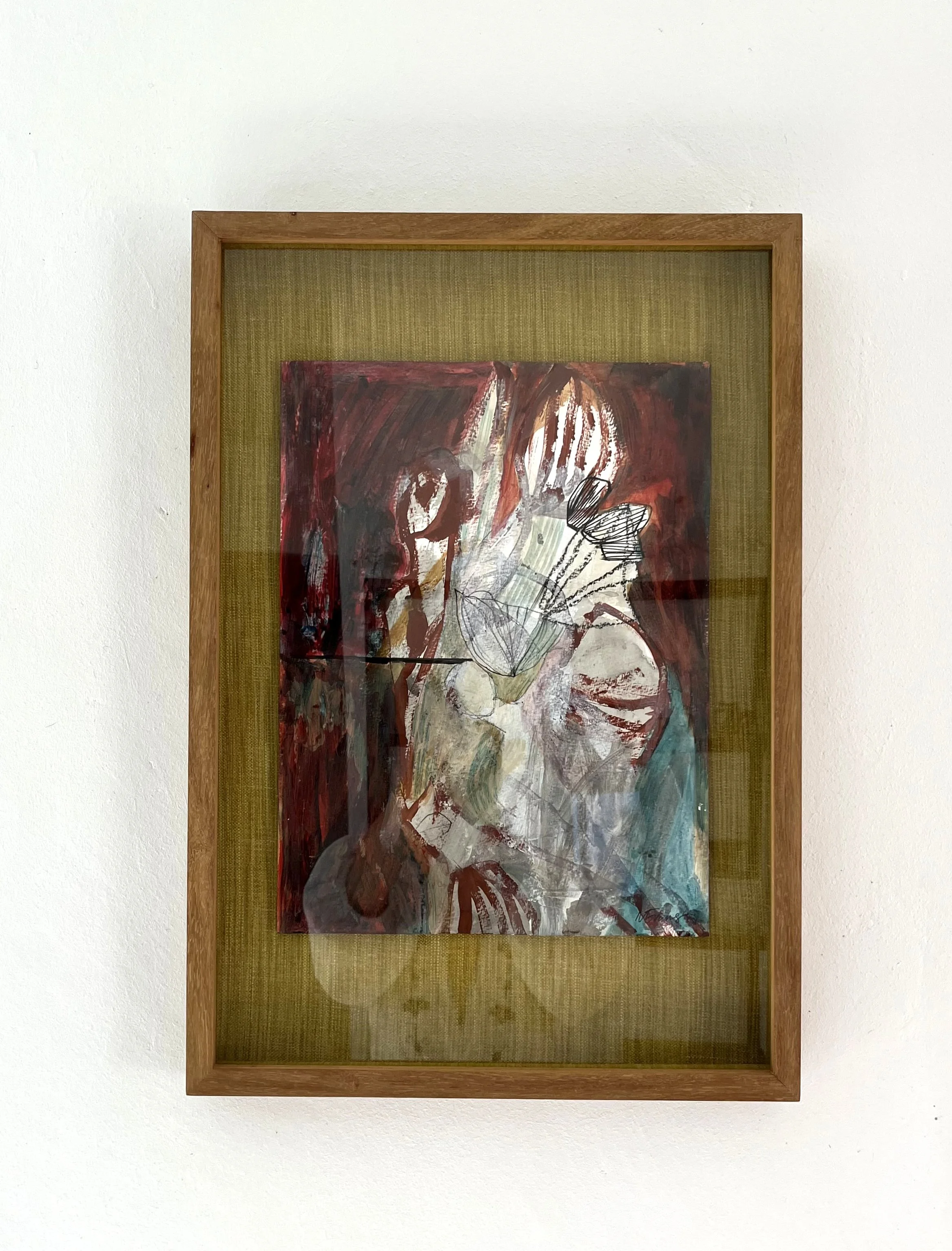 Fleeting, 2025, 40cm x 55cm, framed 