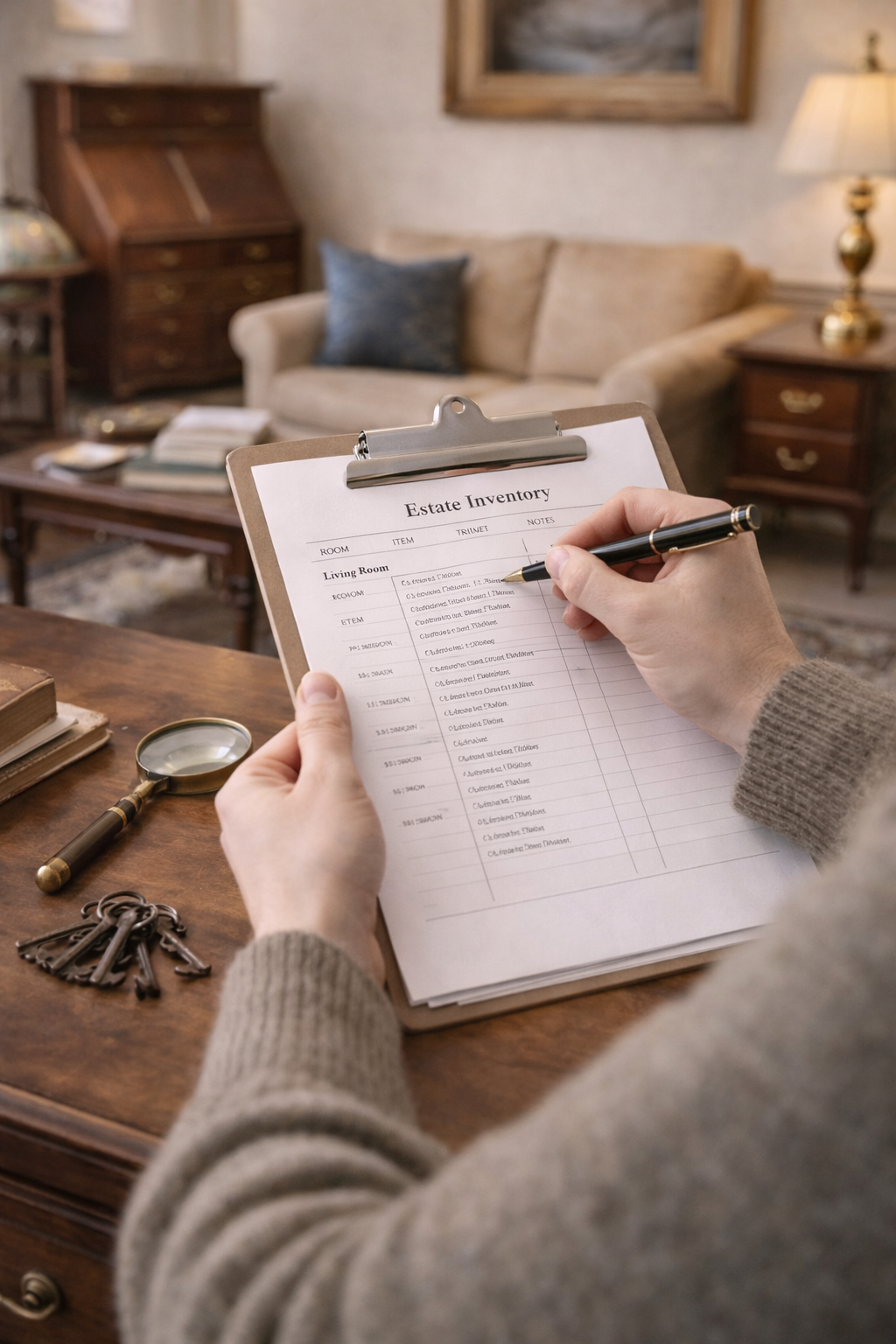 Estate Inventory & Prioritization (room-by-room)