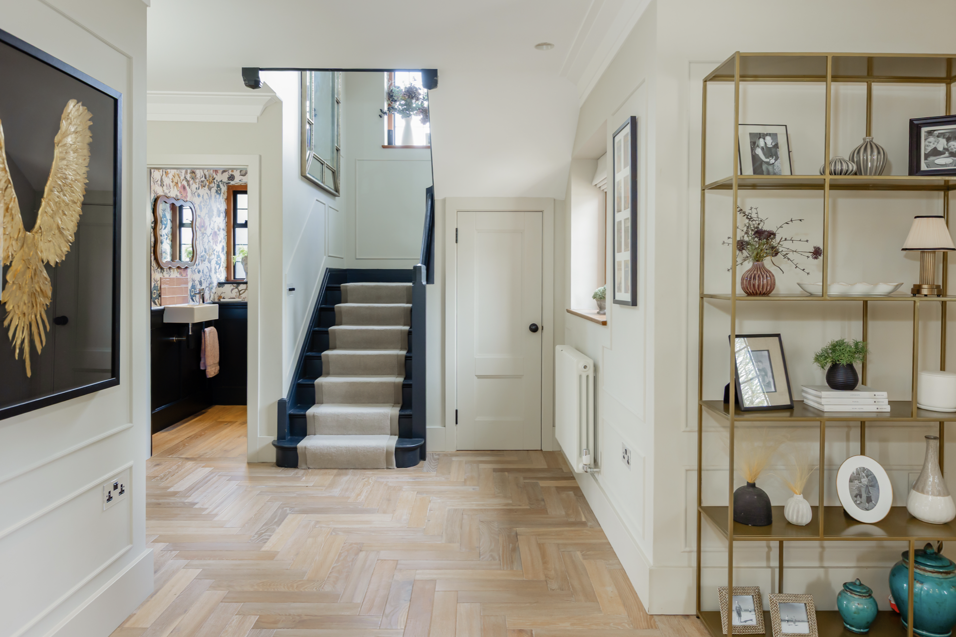 Interior design examples in Surrey with lighting examples
