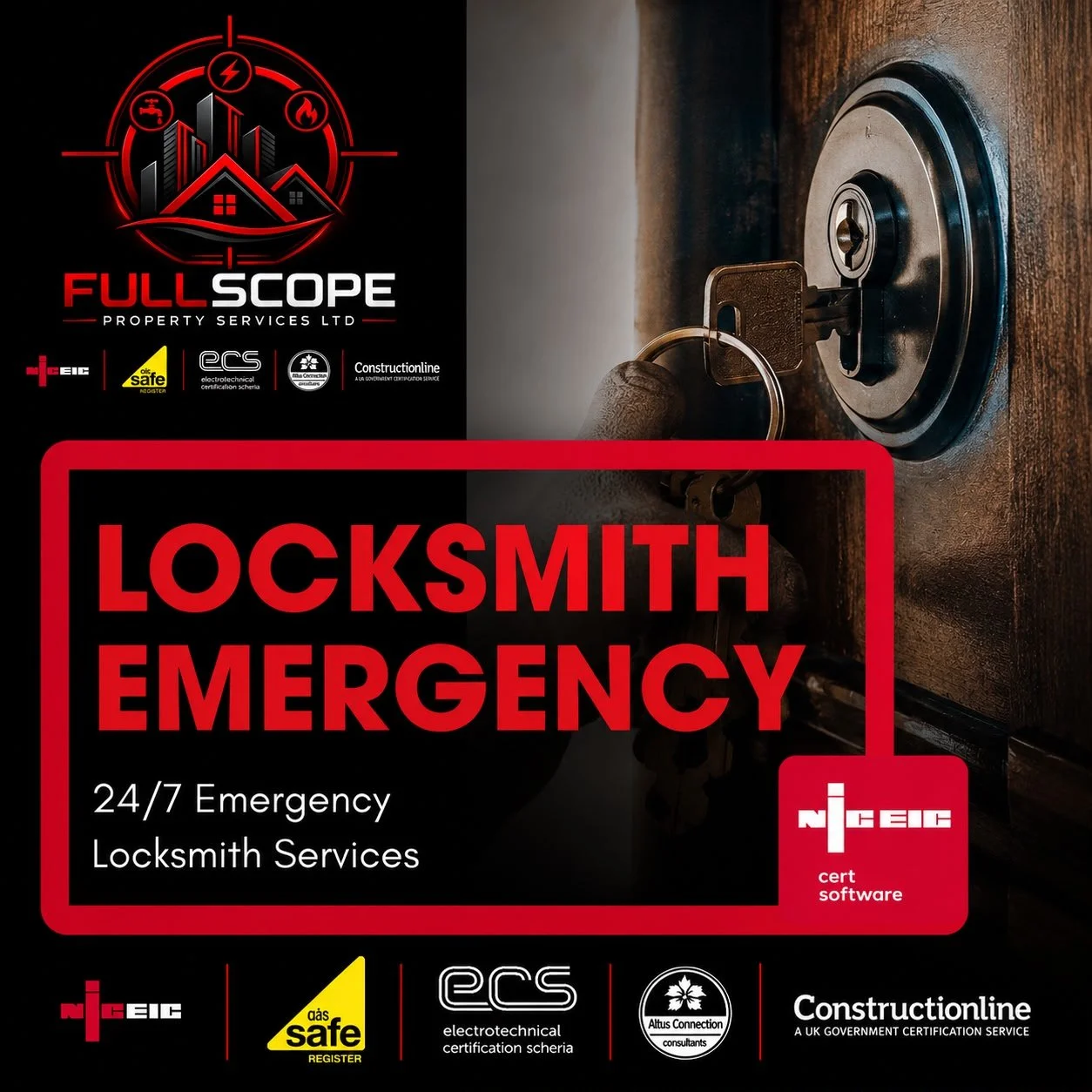 24/7 Emergency Locksmith Services