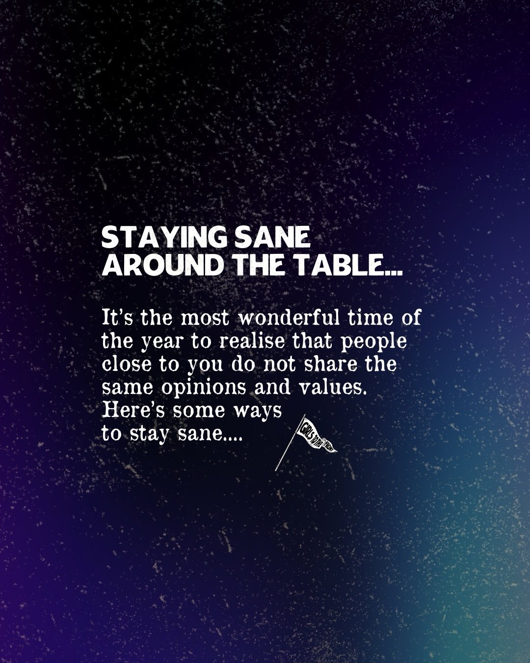 Staying sane around the table - hopefully this helps. I&rsquo;m no expert so share away in the comments too&hellip;