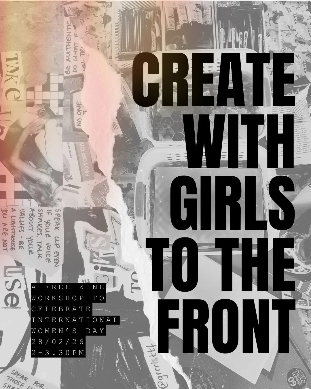 Our next zine workshop is this Saturday! For young girls aged 11-16 at West Street Community Space in Gorseinon. Message to book! 

With International Women&rsquo;s Day right around the corner, I&rsquo;m super amped to be doing this alongside @libran