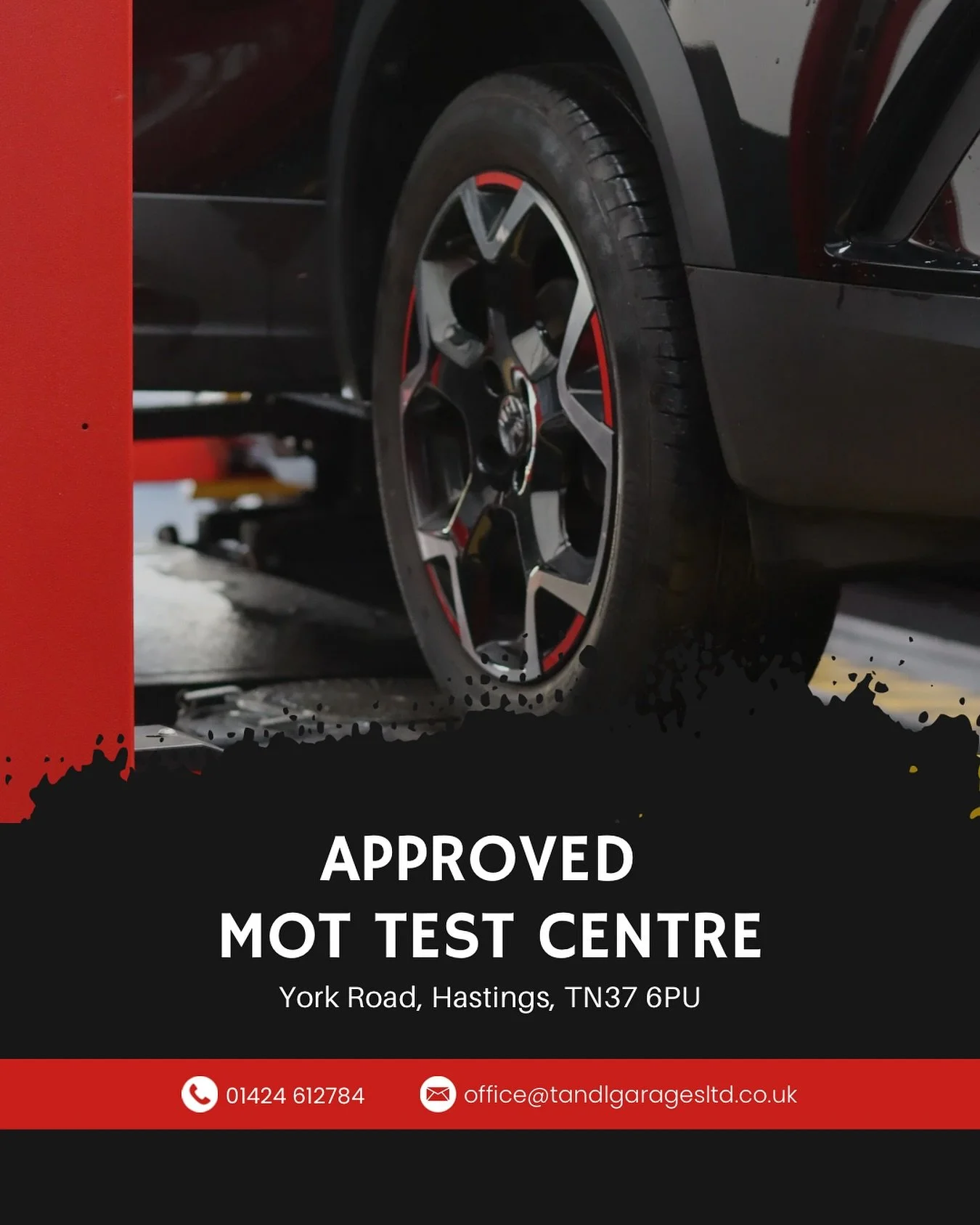 Do you know when your MOT is due? Don&rsquo;t leave it to the last minute ⏰ 

We&rsquo;re an approved MOT Test Centre serving Hastings, St Leonards on Sea &amp; the surrounding area. Book yours by dropping in or calling us now! 

#Hastingsgarage #Veh