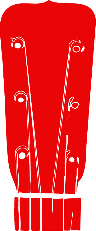 Una espátula de cocina de color rojo con marcas de quemado y marcas blancas.