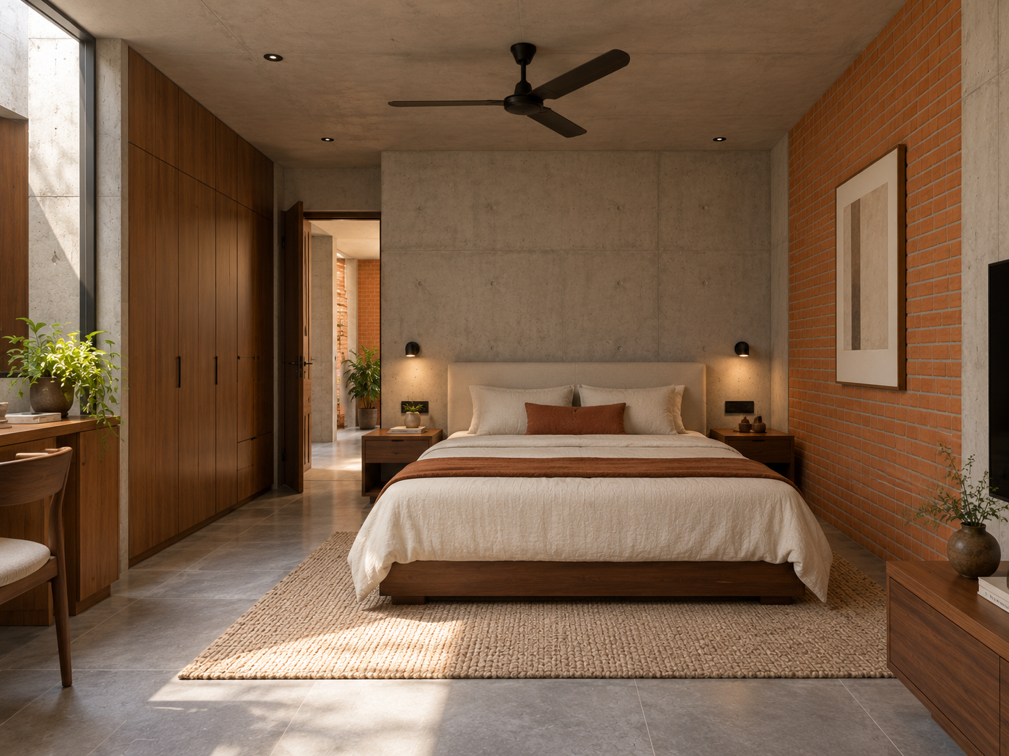 Warm Concrete and Walnut Bedroom-4.png
