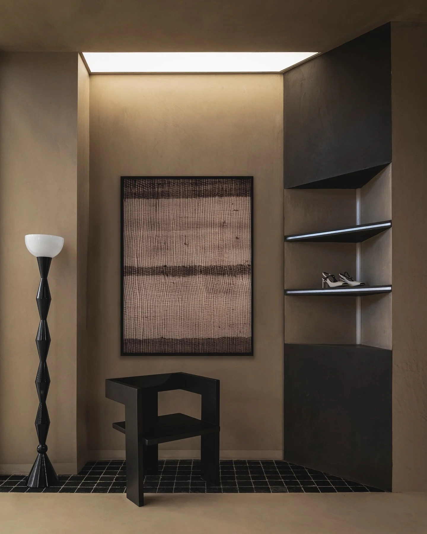 NOTEBOOK | Retail Store 

@notebook.official by @studiodashline at Dhan Mill, New Delhi 

A retail space imagined like a quiet editorial. The store unfolds as a sequence of pages, where movement becomes narrative and clothing is experienced with calm