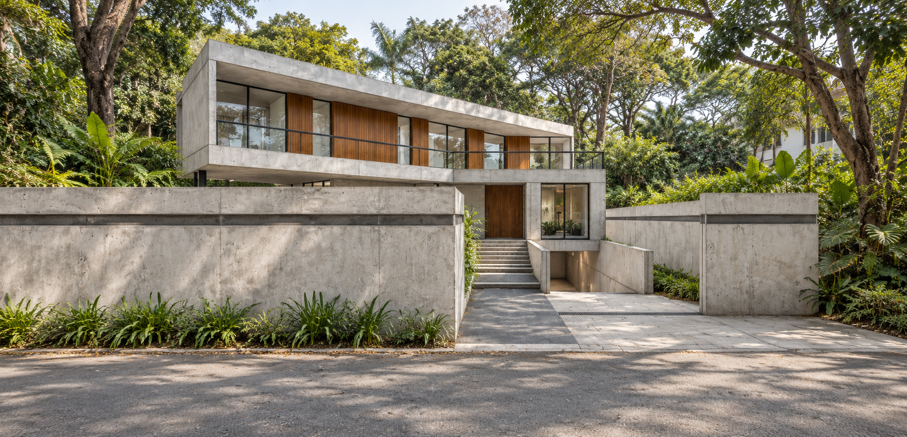 Bangalore Concrete House in Lush Terrain (1).png