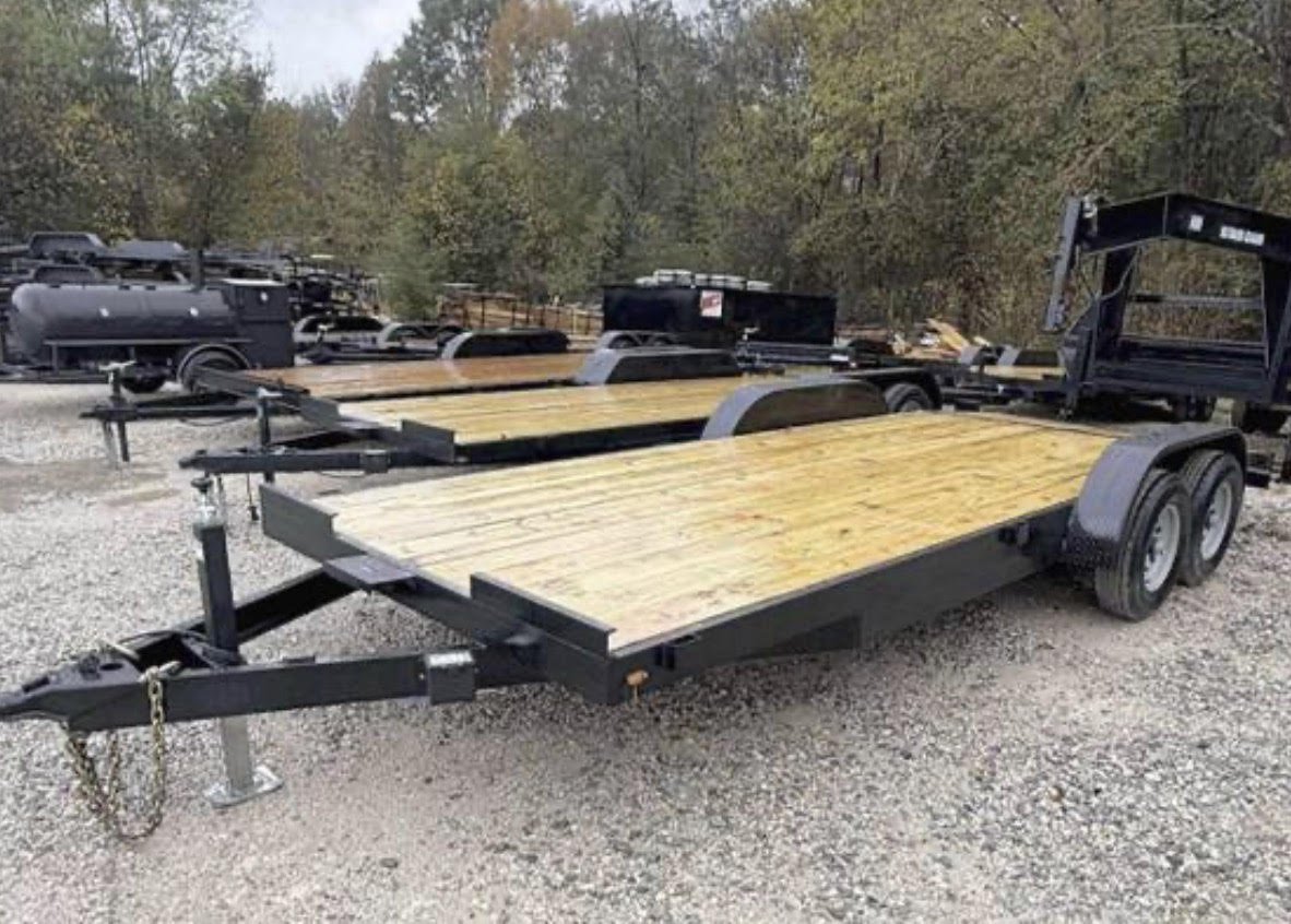 Flatbed Trailer Hauling