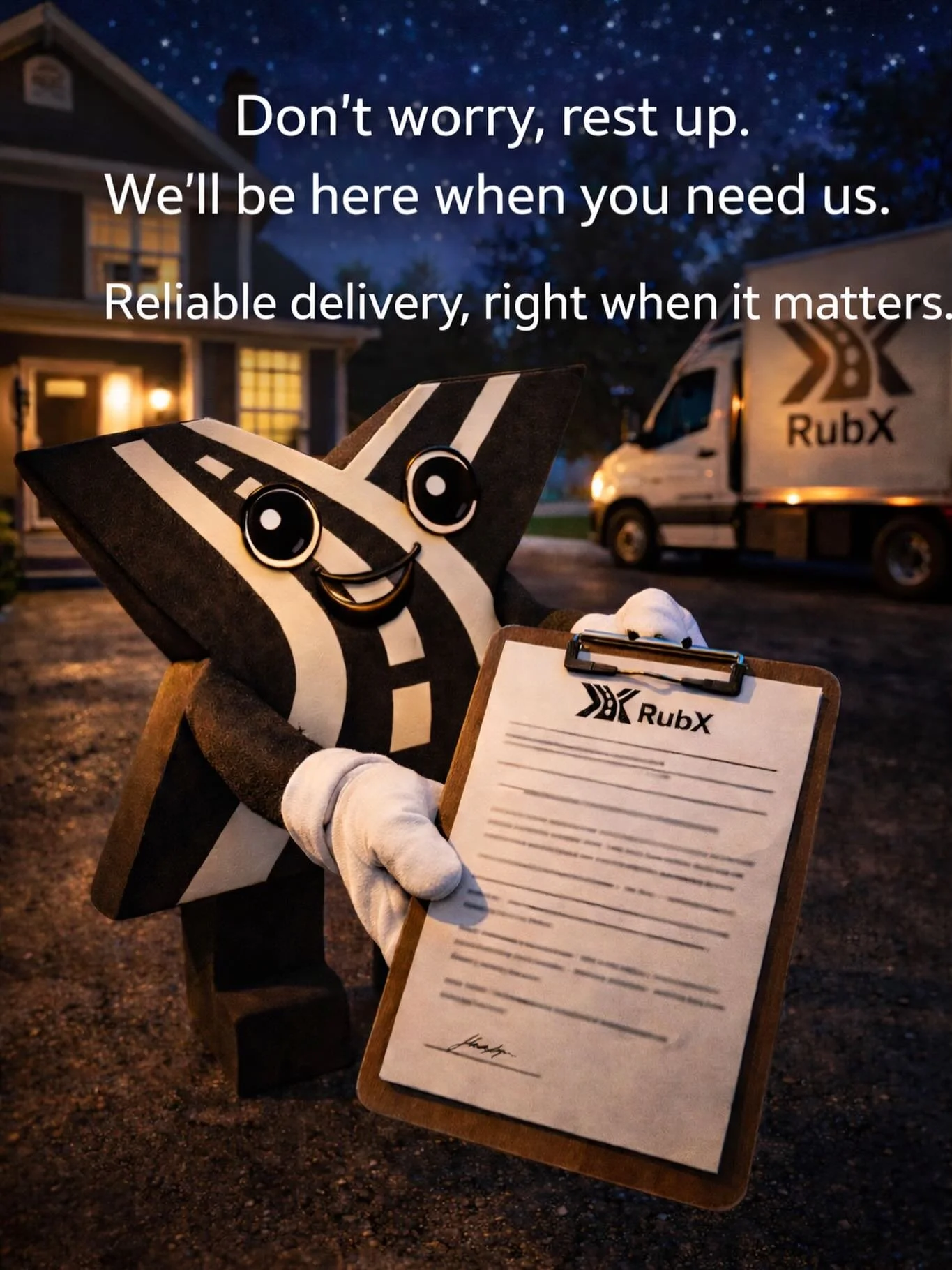 When timing matters, you shouldn&rsquo;t have to stress.
We&rsquo;ll take it from here. #RubX #ReliableDelivery