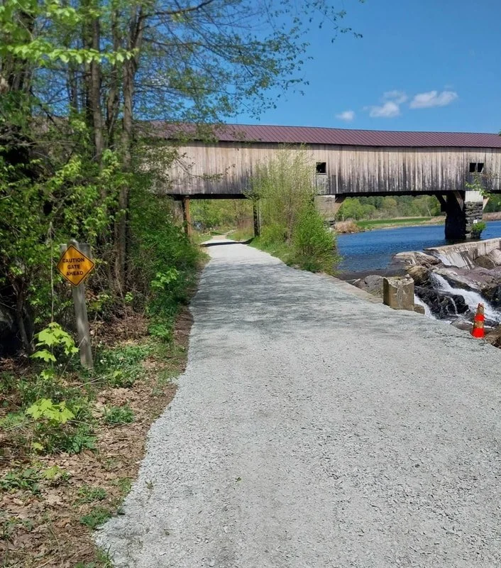 WOW! Here's the "After" photo! A nice repair project performed by the NH Bureau of Trails, Ammonoosuc Valley ATV Club and Chief, of Chief's Quarry.