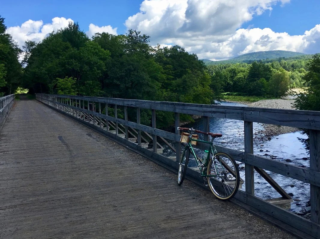 A bridge over the Ammonoosuc River near Bath