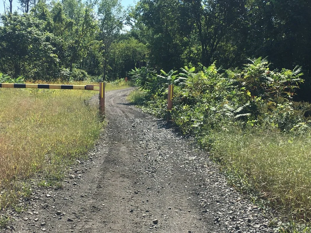 More loose gravel, especially at the gates.