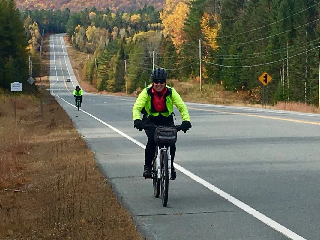 The only section of secondary road riding with some hills to conquer, 10 miles on Route 116 from Littleton to Whitefield. in 2020, 5 miles of this section will be moved onto the new rail trail