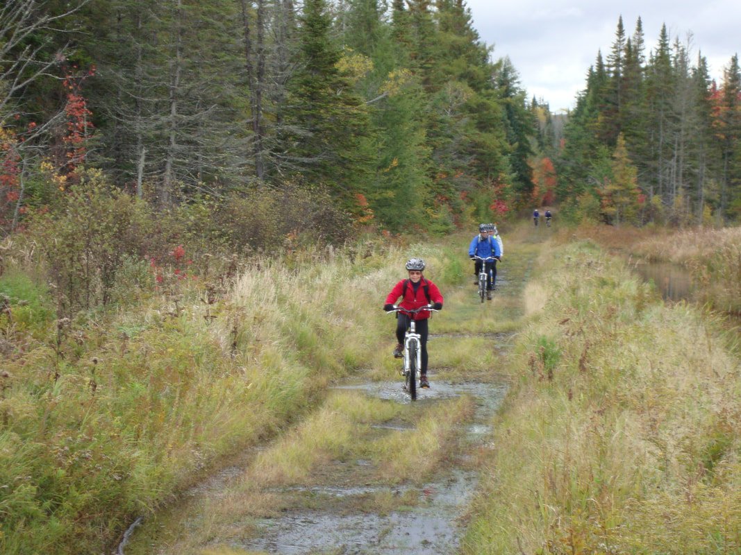 Mud Happens. The Presidential Rail Trail in the Pondicherry Wildlife Refuge.