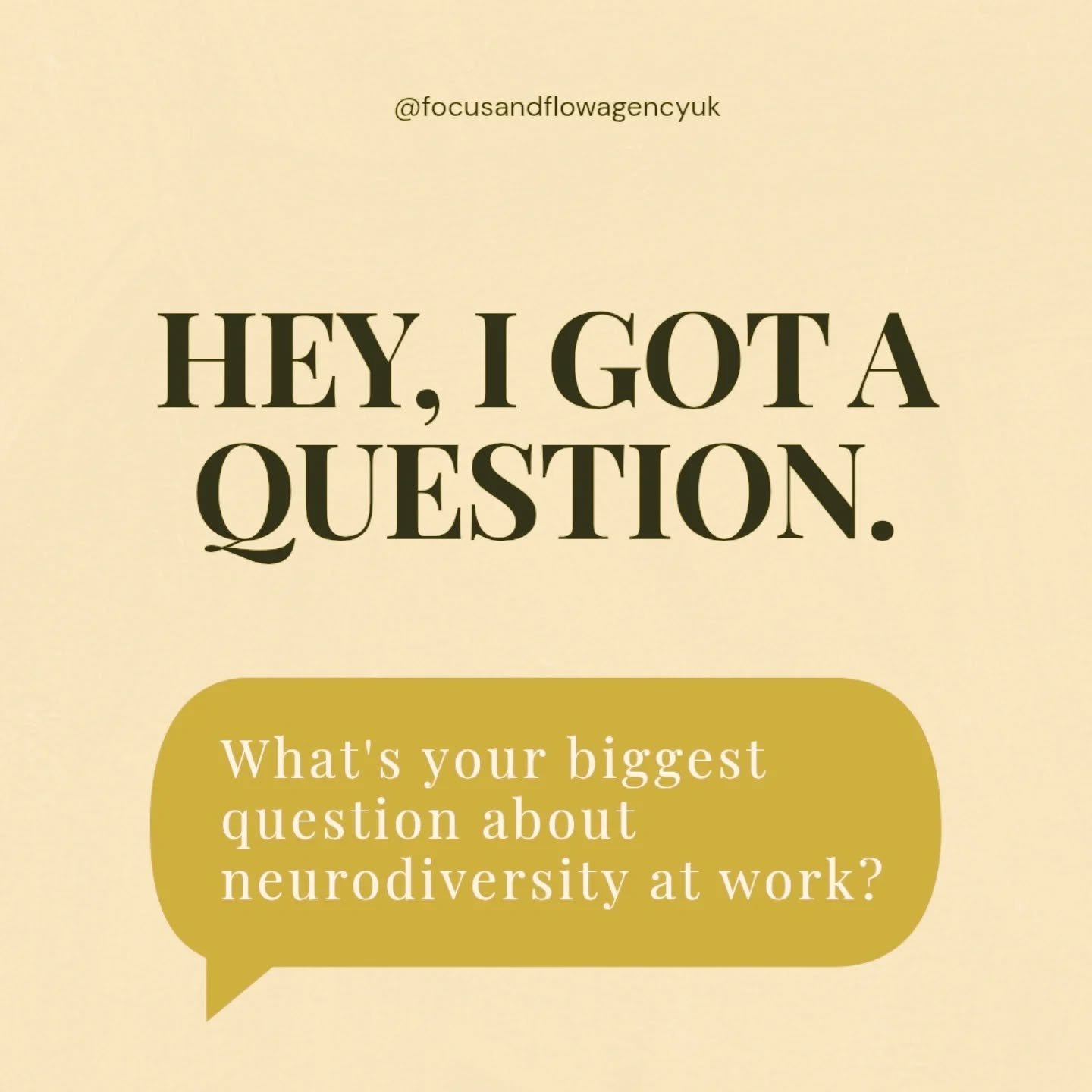 There are no stupid questions here - as long as it's about neurodiversity at work!

I have lots about what businesses are doing around neurodiversity.

I bet you do too - I'm only one neurodiverse person  but I will happily answer questions if you ha