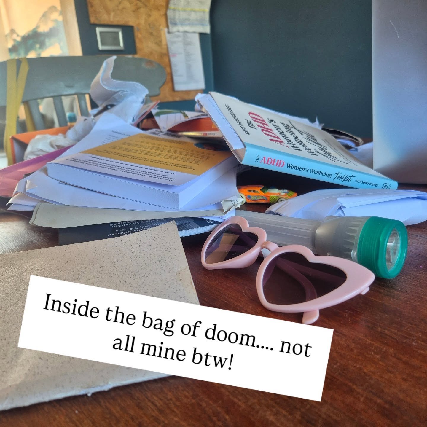 The medication kicked in, I felt super productive and energetic, posting made me accountable, I even paid the school trip!

Then I remade a coffee I'd forgotten about, sat opposite my laptop, and the folder - now called the folder of doom. 🙃

I've p