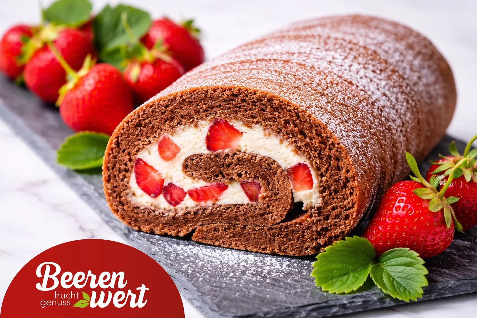 Steffis Erdbeerroulade