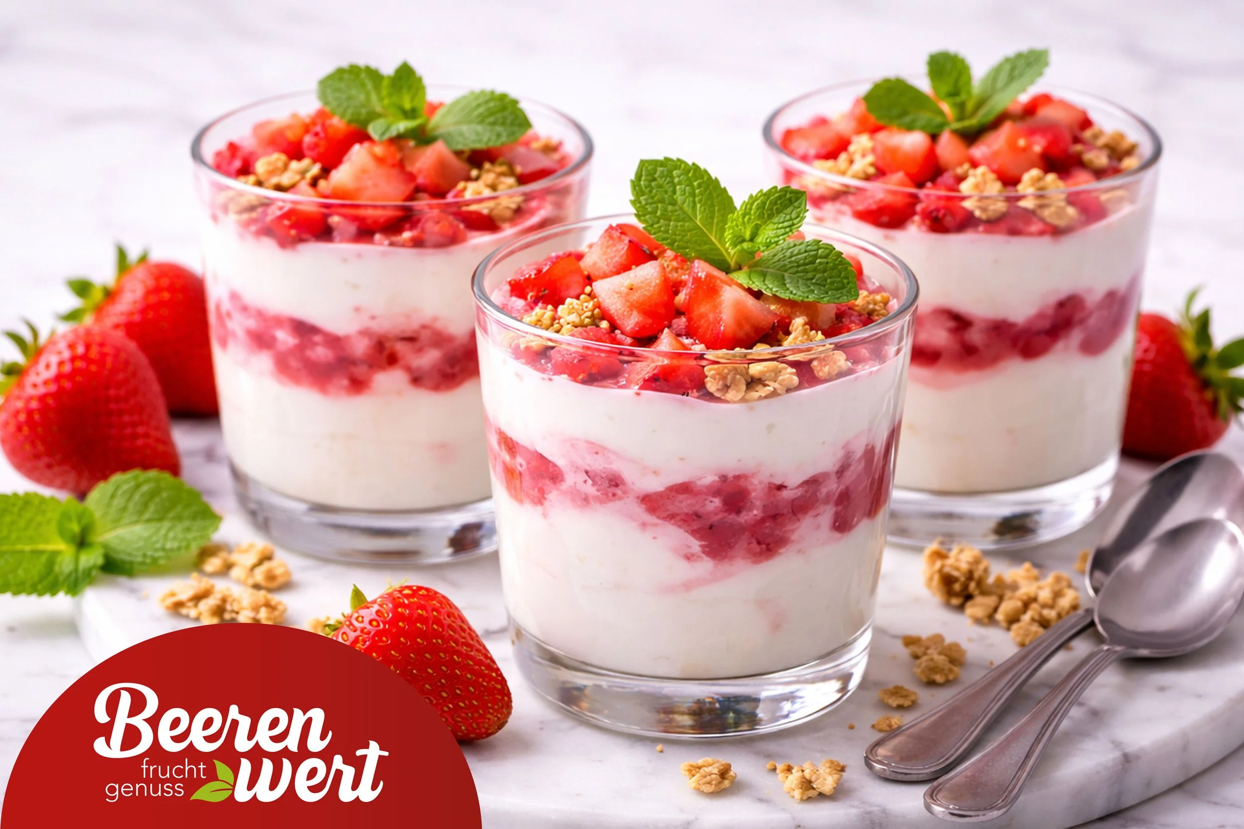 Wilmas Erdbeer-Joghurt-Dessert