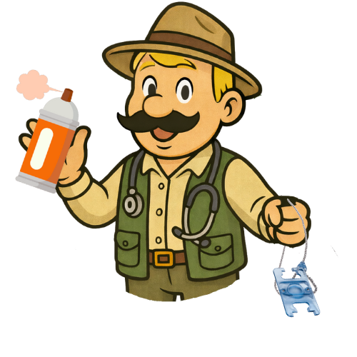 Meža dakteris piedāvā dažādus pakalpojumus. Veic gan robežu iezīmēšanu mežā, gan meža novērtēšanu ar saviem instrumentiem. Rokās viņš tur Biterliha relaskopu.