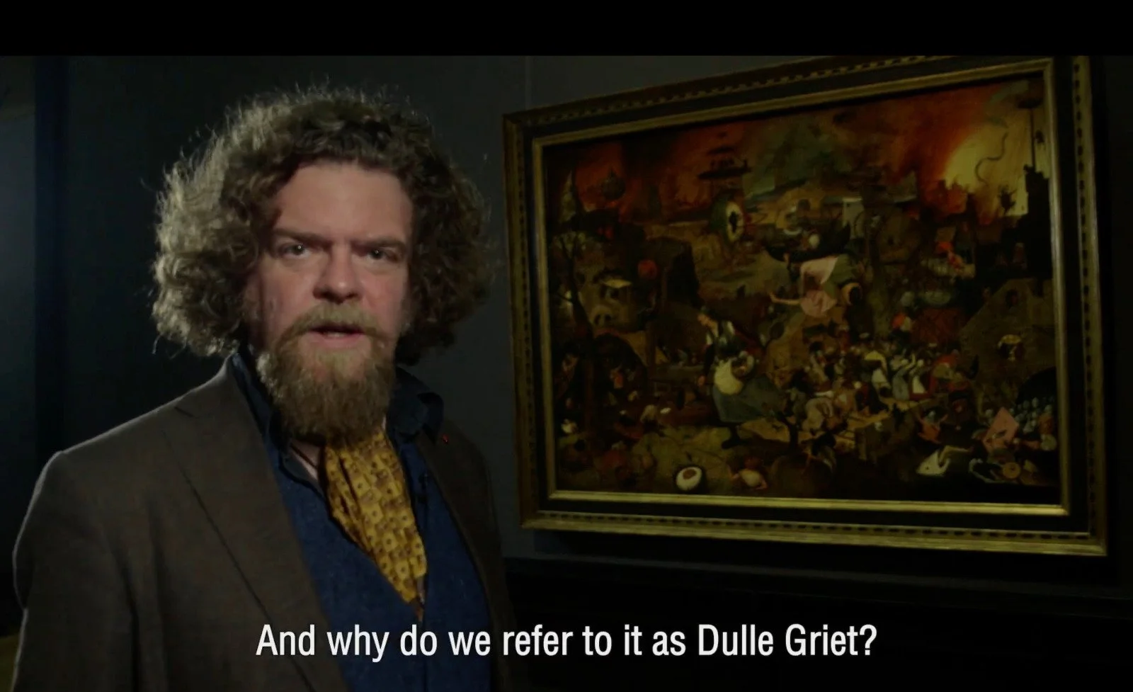 The Belgian writer Jeroen Olyslaegers follows the world famous painting Dulle Griet (Mad Meg) by Pieter Breugel the Elder to Vienna were it was shown on the 'Once in a lifetime' Breugel Exposition. Filmed & Directed by Daniel Demoustier