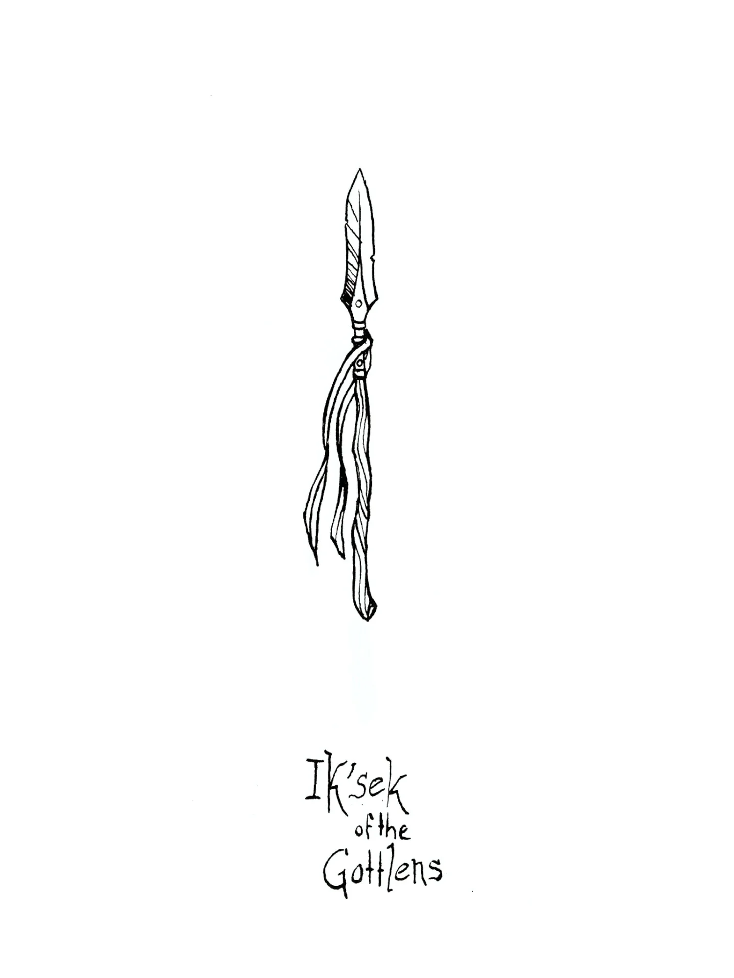 Ik'set of the Gottlins (goblin spear).