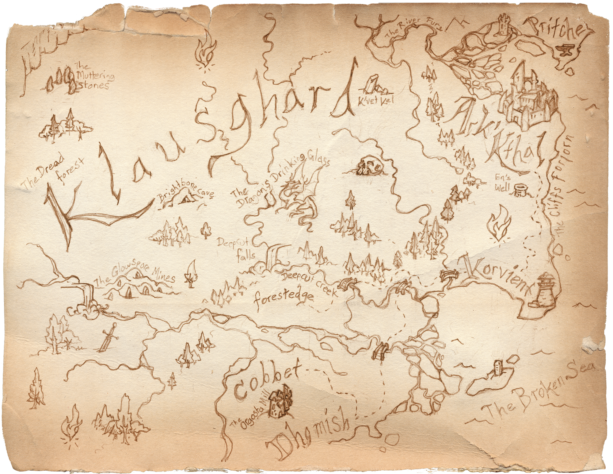 Map of the Youngerlands