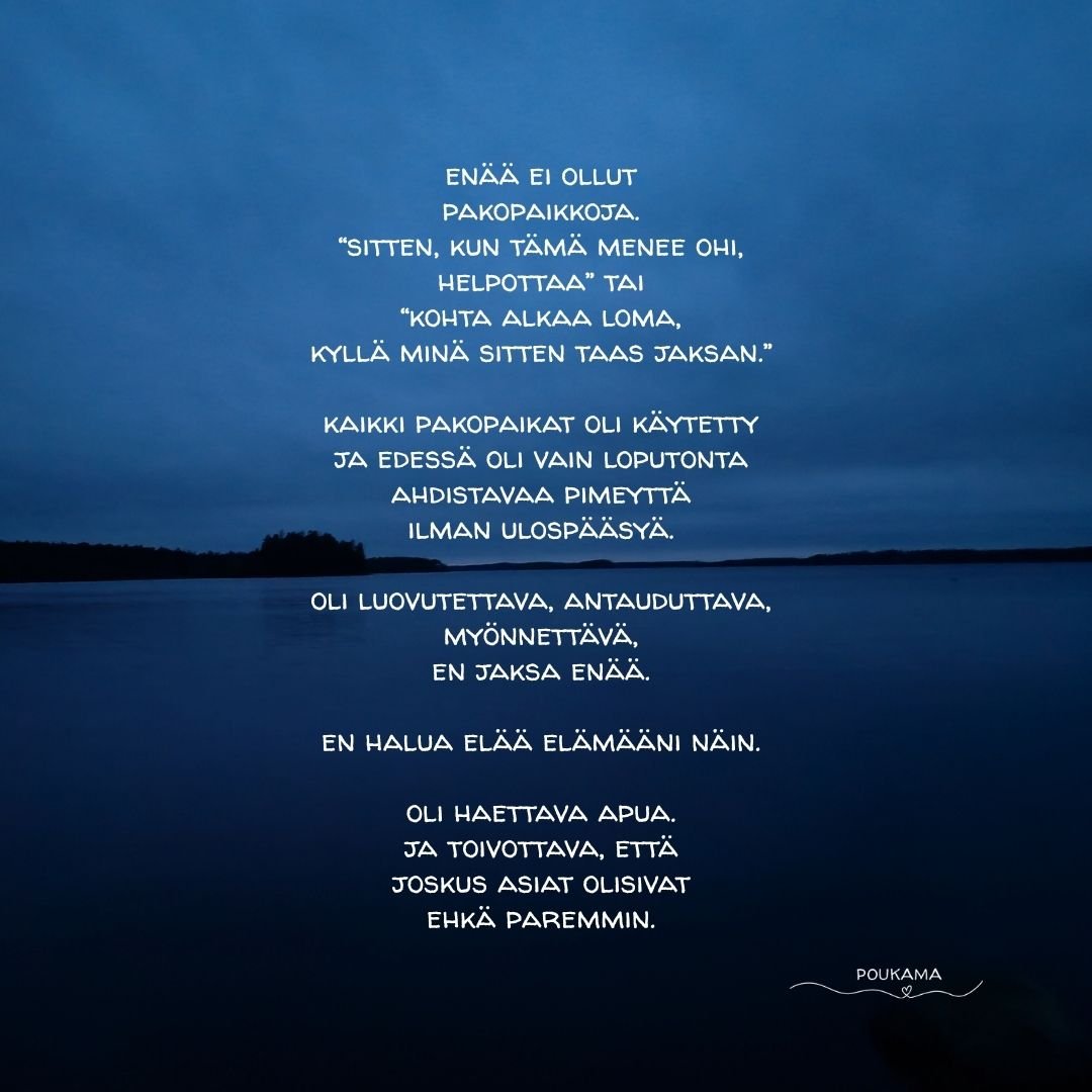 Hätätila, päättyykö tämä koskaan?