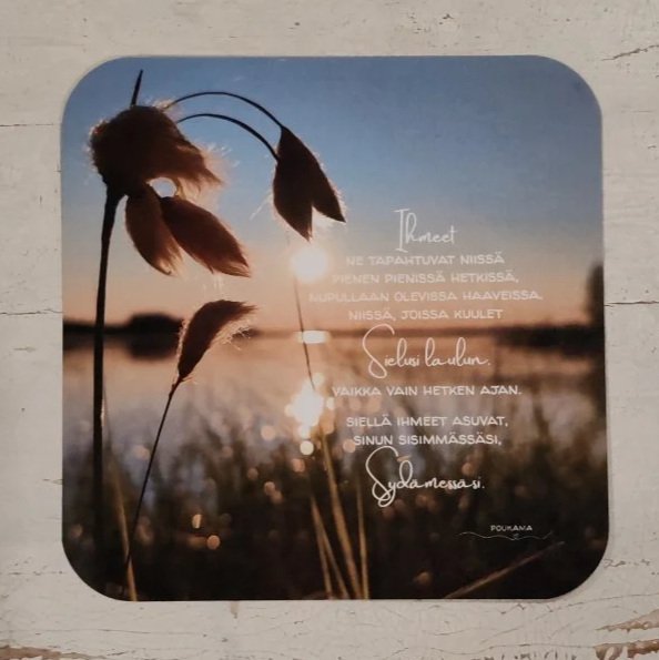 Ihmeet - runokortti 14x14cm