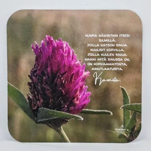 Kunpa näkisitkin - runokortti 14x14cm