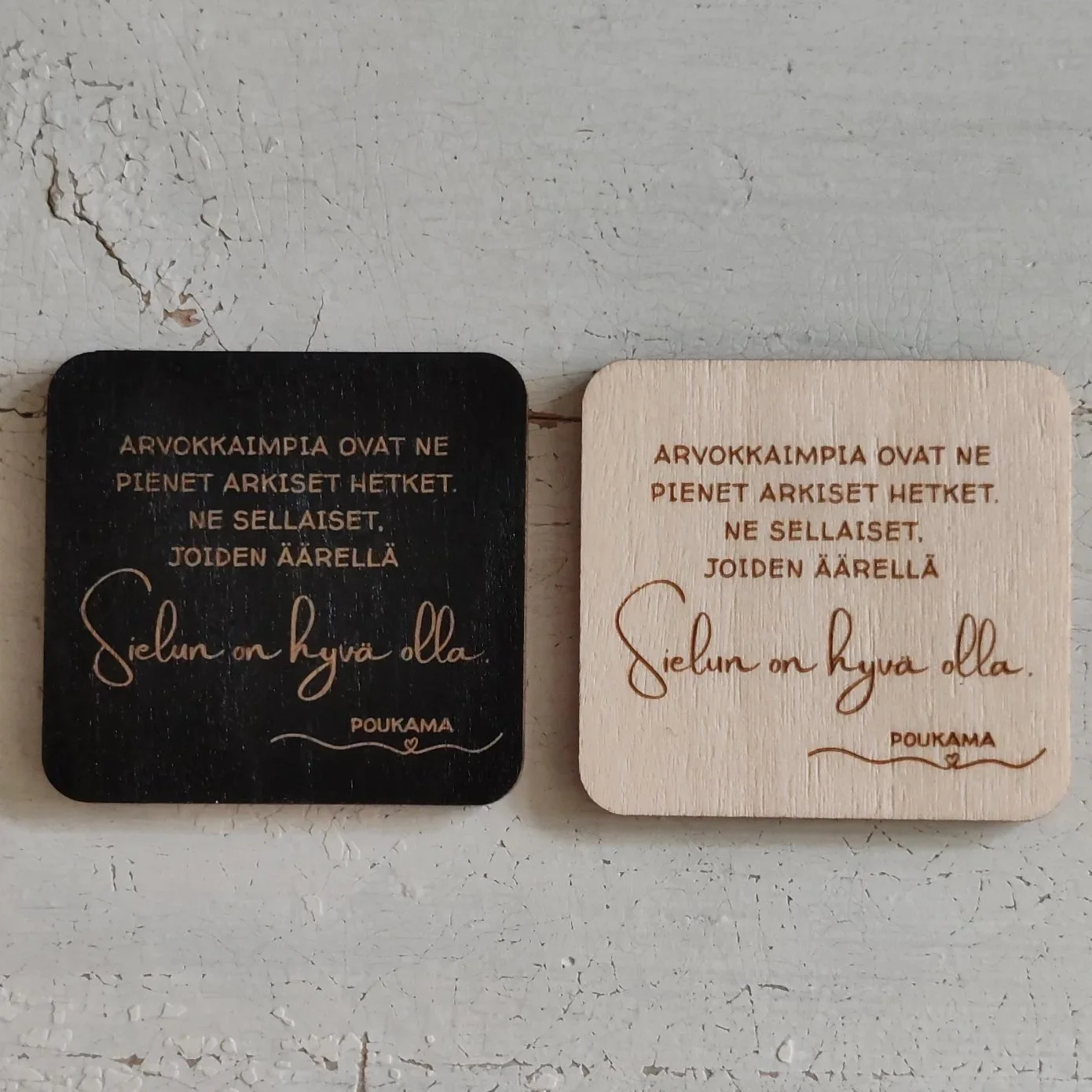 Sielun on hyvä olla- runomagneetti