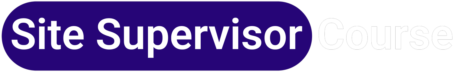 Site Supervisor Course