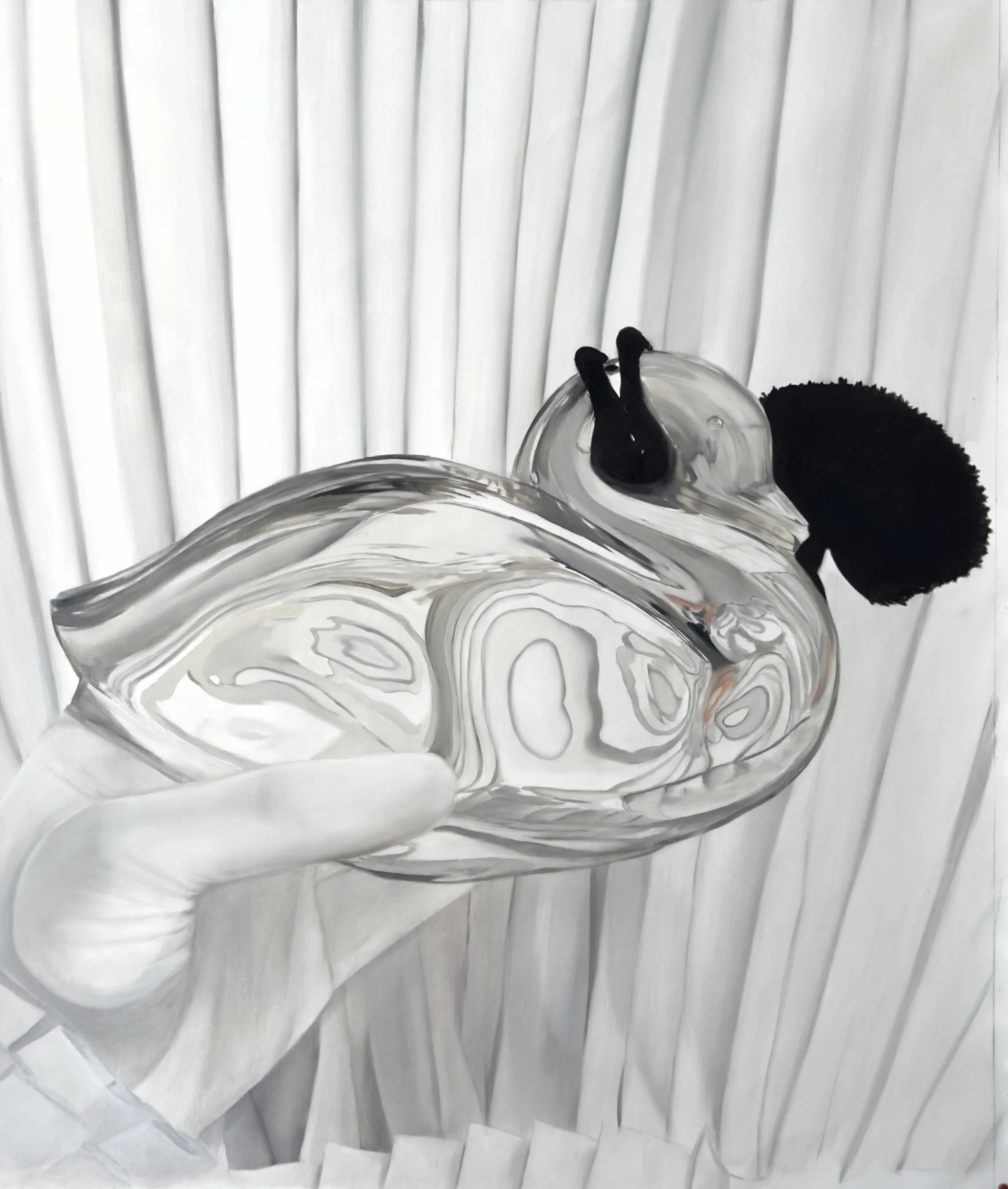 Tiffany & Co. Swan 

oil on canvas| 120 x 100 cm (2026)