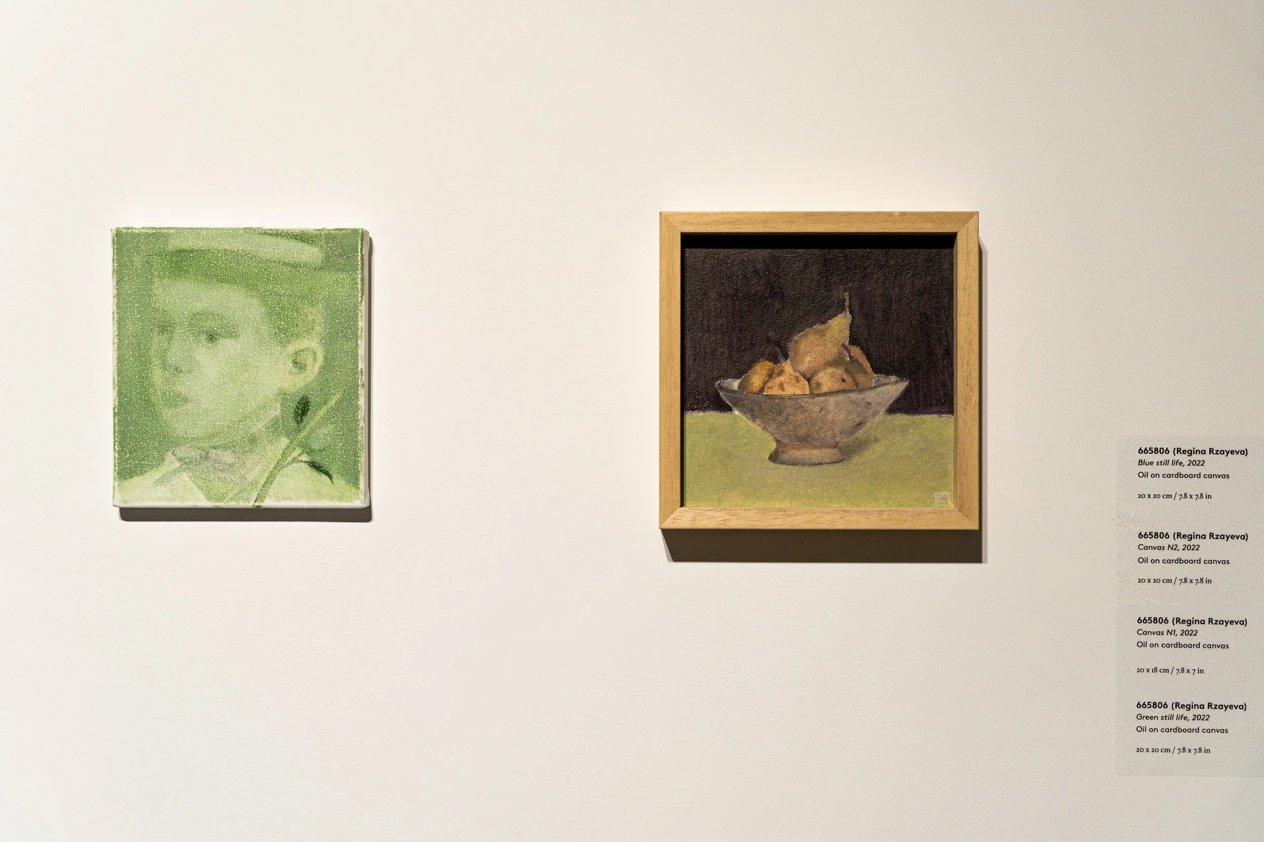 "Untitled" | Group exhbition |
oil on canvas | each 20 x 20  cm (2022)