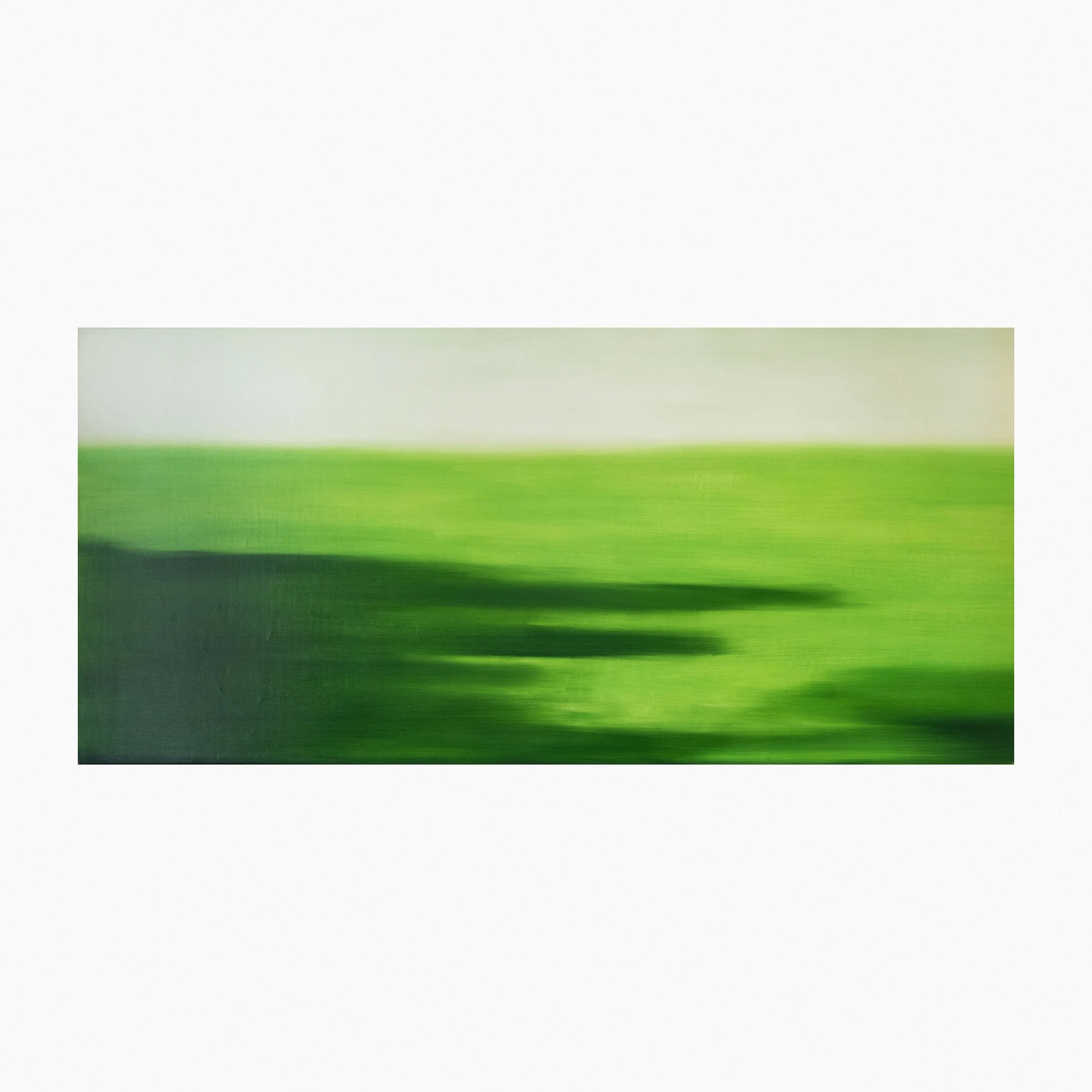 "Shadows on the grass" | oil on canvas | 187х87,5 cm