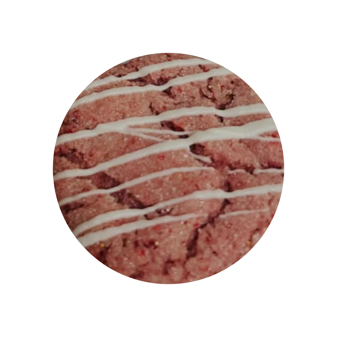 Strawberry Sugar Cookie + White Chocolate Drizzle