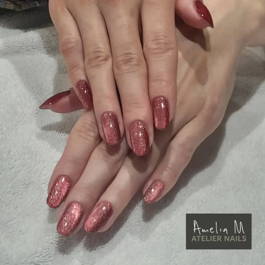 CHERRY - Red with lashings of glitter for E who has such beautiful hands that they can take a shade that's a little bold ✨️ 

ACCEPTING NEW CLIENTS ✨️ Availability, pricelist and booking at Ameliamateliernails.co.uk 

@bornprettyofficial Cherry

Russ