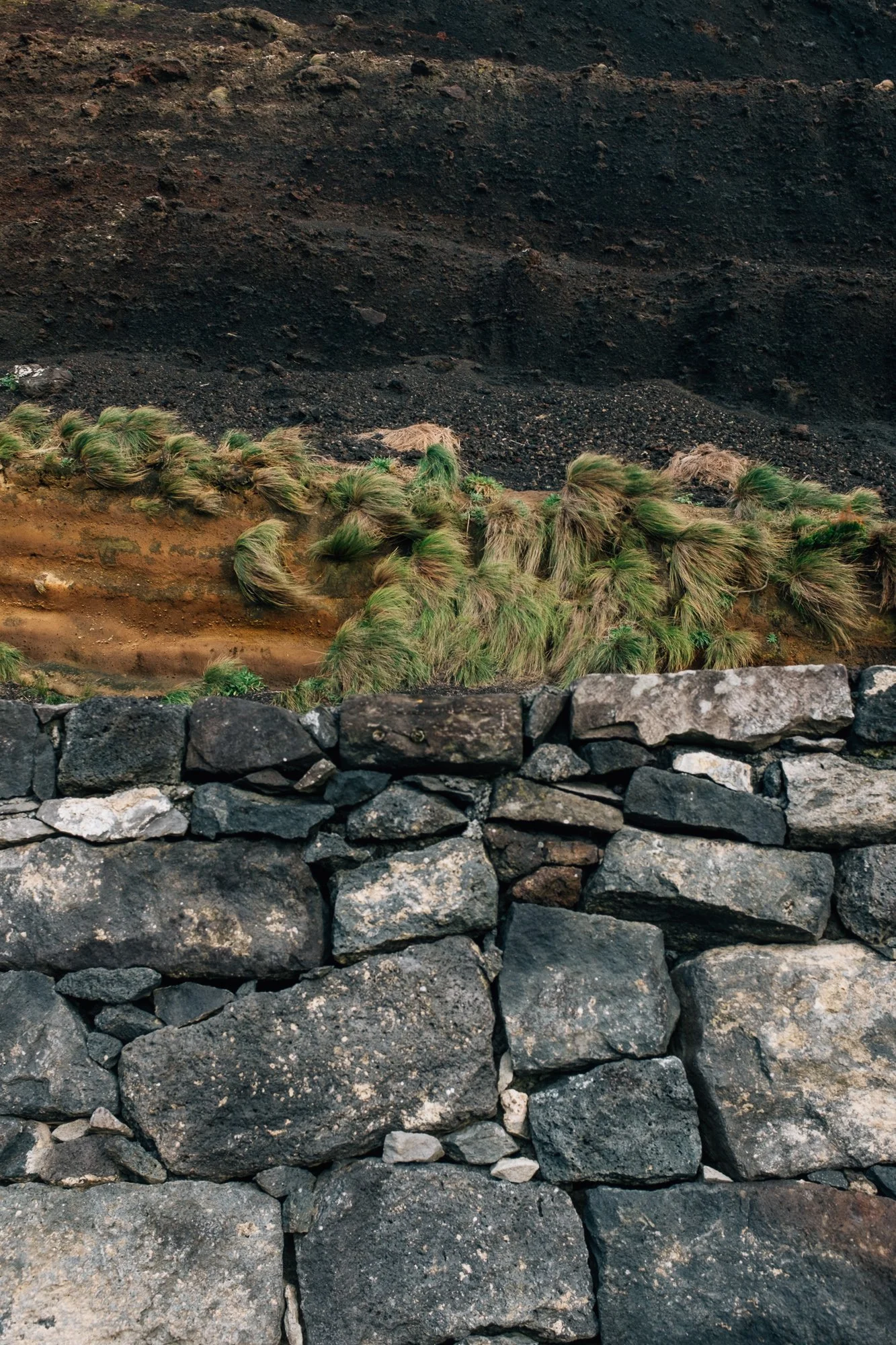 Miradouro da Ilha Sabrina. The road down to the ocean thermal pool, Piscina Natural da Ponta da Ferraria, was closed due to a recent rockslide.
