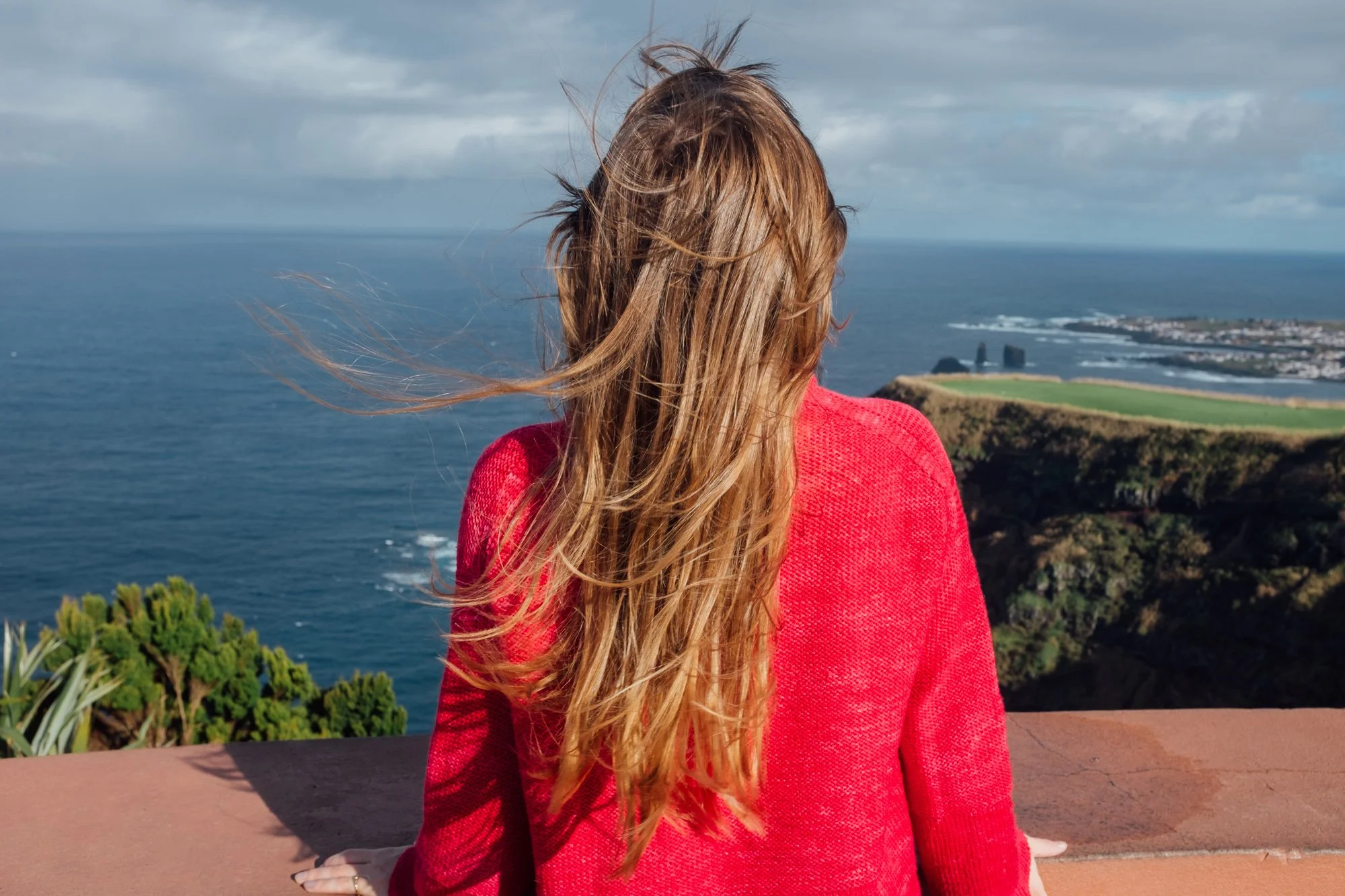 Miradouro da Ponta do Escalvado, looking along the island's west coast