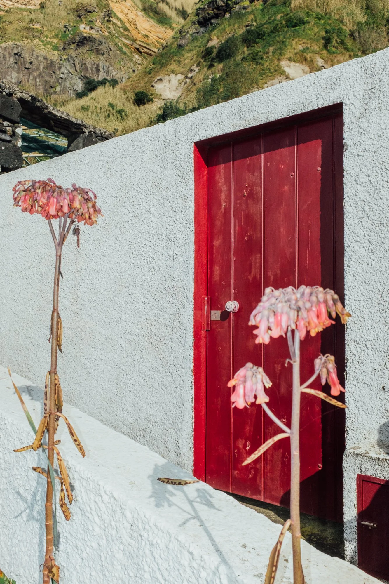 Rocha da Relva is accessible primarily by foot, donkey, and dirt bike. Every year on August 15, locals hold a religious festival and Mass celebrating the Feast of the Assumption.